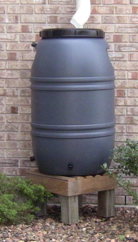 UPCYCLE 55 Gallon Rainbarrel in grey