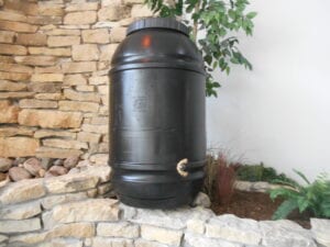 Stationary Composter Door Closed Full View