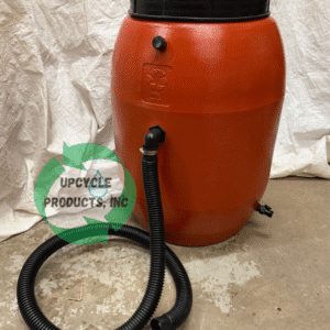 SSL 50 Gallon Wide-Overflow Terra-Cotta Rainbarrel