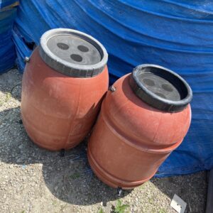 SUMMER SALE 50 Gallon Terra-Cotta Rainbarrel