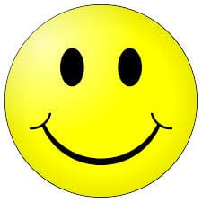 Classic yellow smiling face emoji