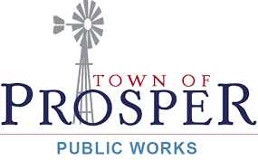 Town of Prosper Public Works logo with windmill